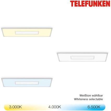 Pannello LED RGBW dimmerabile LED/20W/230V 3000-6500K 25x100 cm argento + telecomando