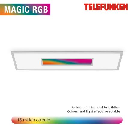 Pannello LED RGBW dimmerabile LED/20W/230V 3000-6500K 25x100 cm argento + telecomando