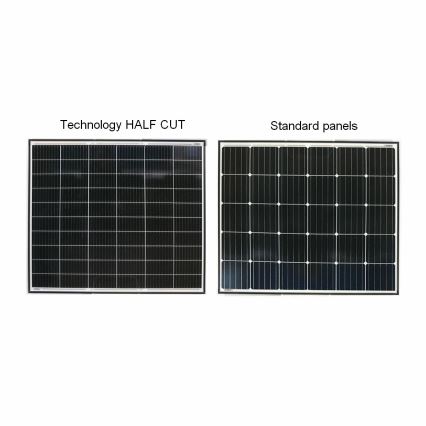 Pannello solare fotovoltaico JA SOLAR 380 Wp cornice nera IP68 Half Cut