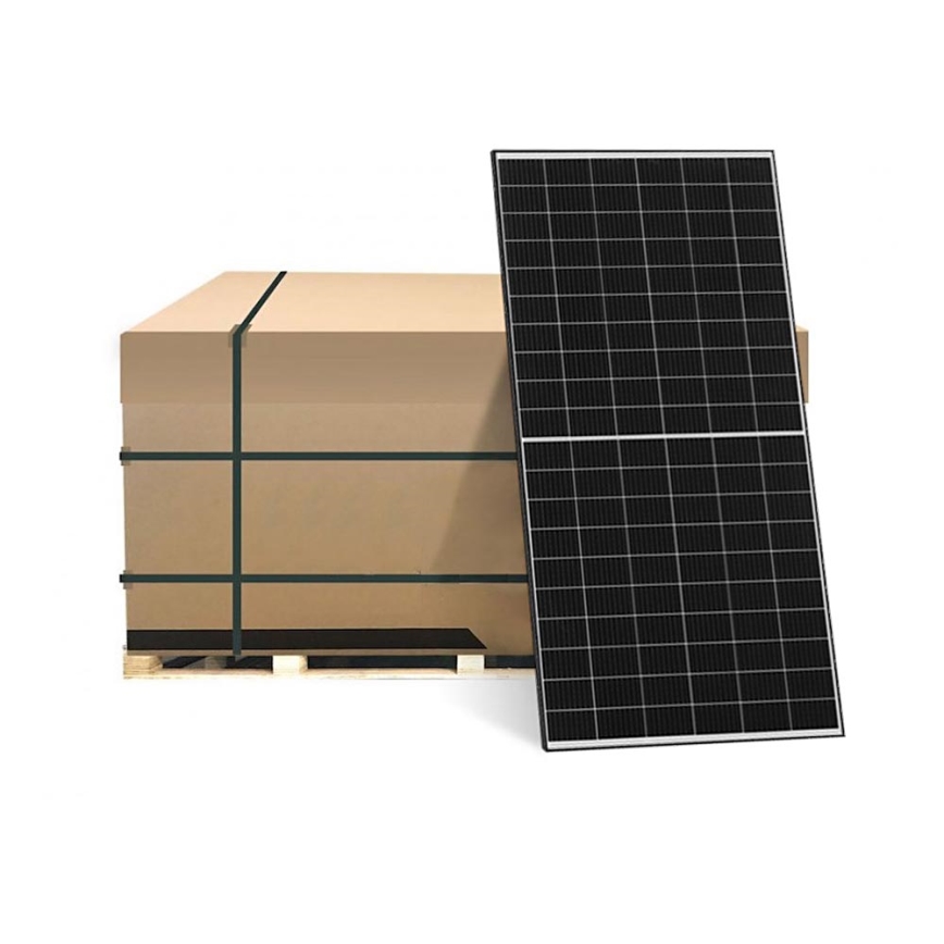 Pannello solare fotovoltaico JA SOLAR 380Wp telaio nero IP68 Half Cut- pallet 31 pz