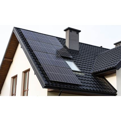 Pannello solare fotovoltaico JA SOLAR 380Wp telaio nero IP68 Half Cut- pallet 31 pz