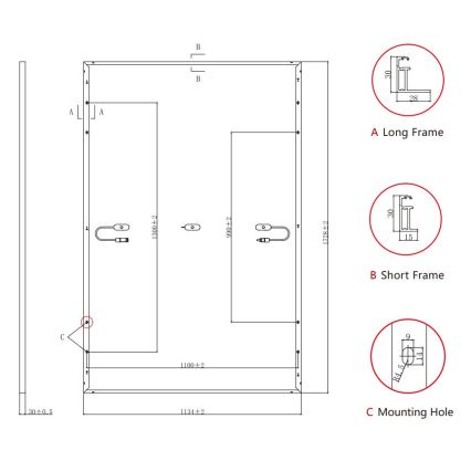 Pannello solare fotovoltaico Jolywood Ntype 415Wp IP68 bifacciale - pallet 36 pz