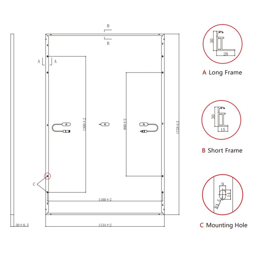 Pannello solare fotovoltaico Jolywood Ntype 415Wp IP68 bifacciale - pallet 36 pz