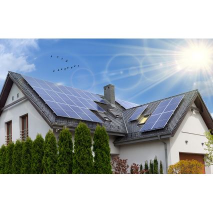 Pannello solare fotovoltaico RISEN 400Wp cornice nera IP68 Half Cut