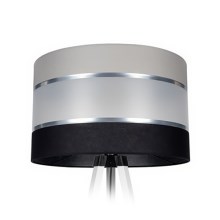 Paralume CORAL per lampada con piedistallo nero/grigio/cromo