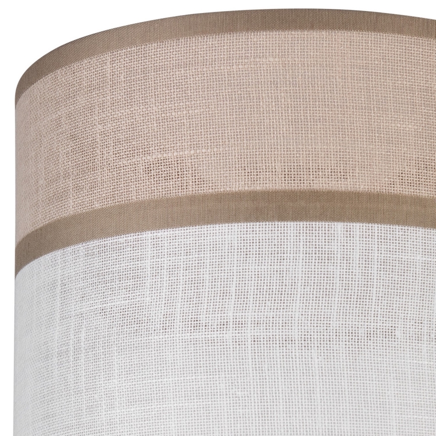 Paralume di ricambio per lampadario, lampada da tavolo e applique ANDREA E27 diametro 16 cm beige/grigio
