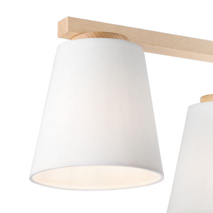 Paralume di ricambio ELLIE E27 diametro 15 cm bianco