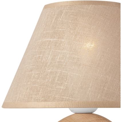 Vetro di ricambio per lampada da tavolo JUTA E27 diametro 19 cm beige