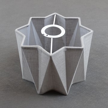 Paralume di ricambio per applique PIANO E27, Ø 19,5 cm, grigio