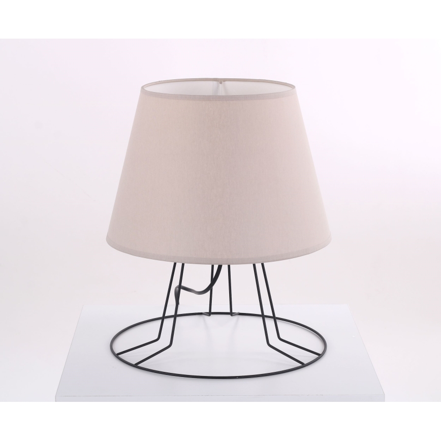 Paralume di ricambio per lampada da tavolo con attacco E27, Ø 30 cm, beige