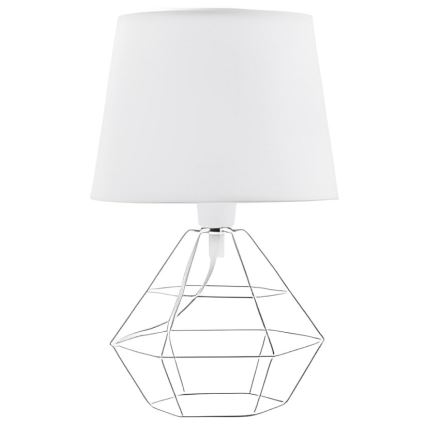 Paralume di ricambio per lampada da tavolo DIAMOND E27 bianco