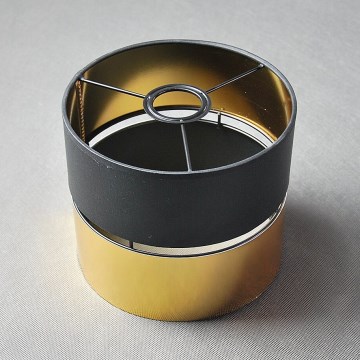 Paralume di ricambio per lampada da tavolo e applique HILTON E27 nero/oro