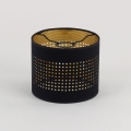 Paralume di ricambio per lampadario BOGART E27, Ø 20 cm, nero/oro