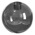 Paralume di ricambio per lampadario e applique ROSSI diam. 14 cm grigio/fumo