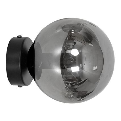 Paralume di ricambio per lampadario e applique ROSSI diametro 14 cm grigio/fumé