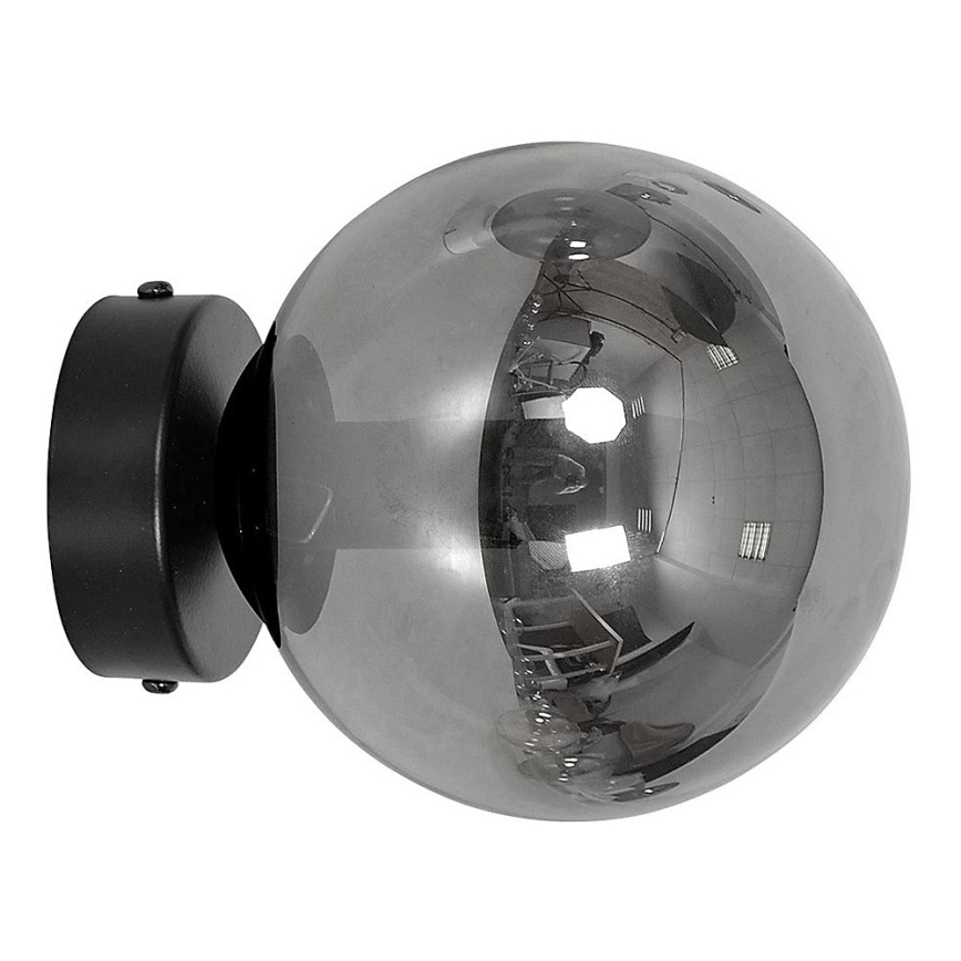 Paralume di ricambio per lampadario e applique ROSSI diametro 14 cm grigio/fumé