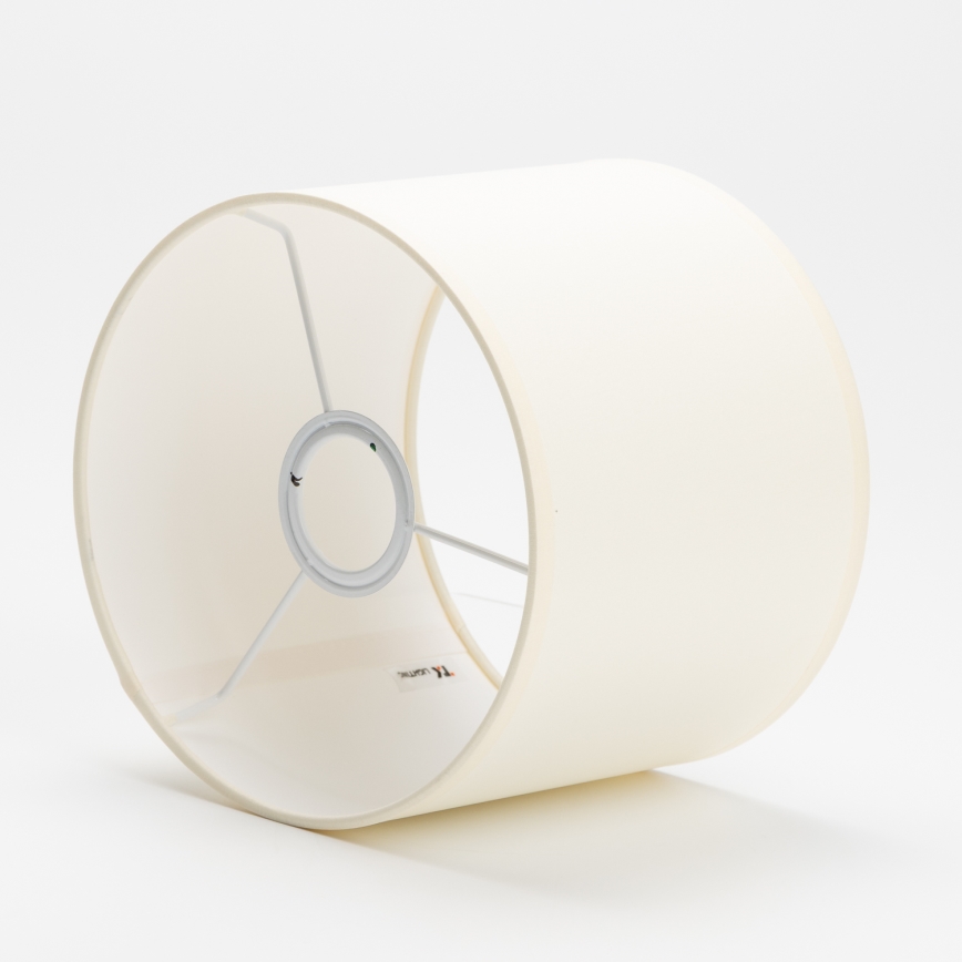 Paralume di ricambio per lampadario e lampada da tavolo DEVA E27 16x20 cm color crema