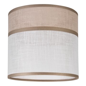 Paralume di ricambio per lampadario, lampada da tavolo e applique ANDREA E27 diam. 16 cm beige/grigio