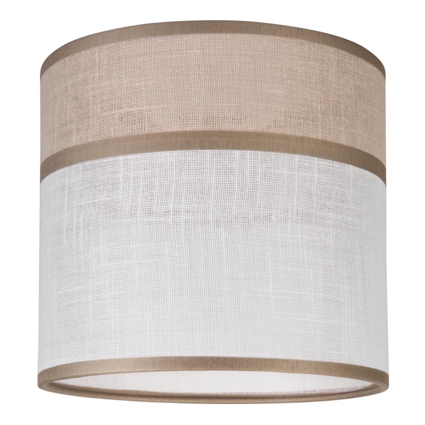 Paralume di ricambio per lampadario, lampada da tavolo e applique ANDREA E27 diametro 16 cm beige/grigio
