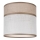 Paralume di ricambio per lampadario, lampada da tavolo e applique ANDREA E27 diametro 16 cm beige/grigio