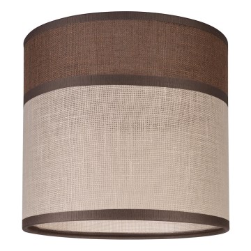 Paralume di ricambio per lampadario, lampada da terra e applique ANDREA E27 diam. 16 cm marrone/beige