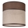 Paralume di ricambio per lampadario, lampada da terra e applique ANDREA E27 diametro 16 cm marrone/beige