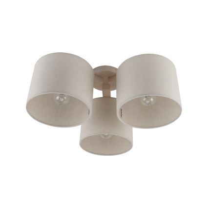 Paralume di ricambio per plafoniera WALEC E27 Ø 20 cm, beige