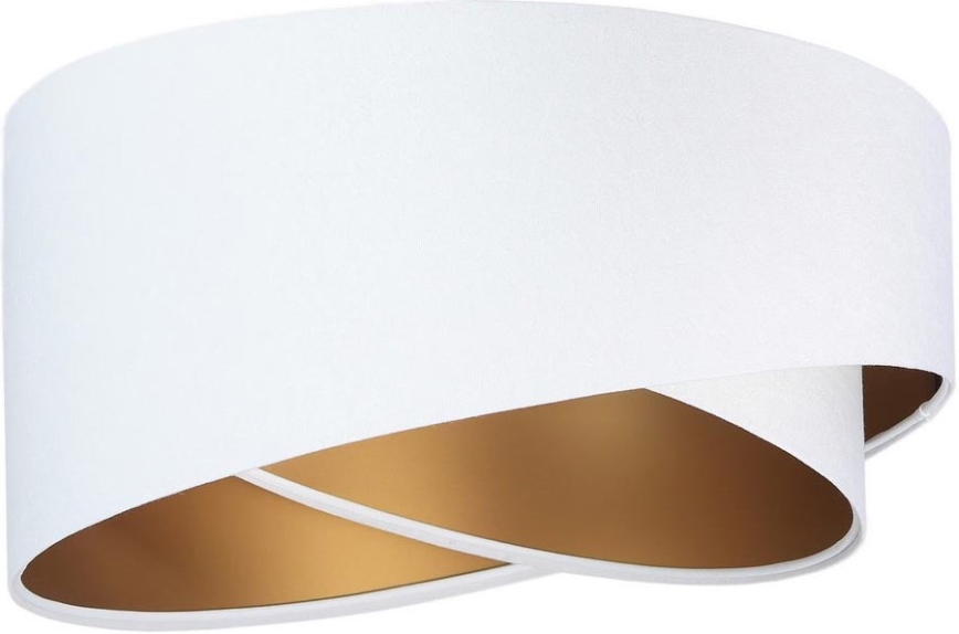 Paralume GALAXY E27 diametro 45 cm bianco/oro