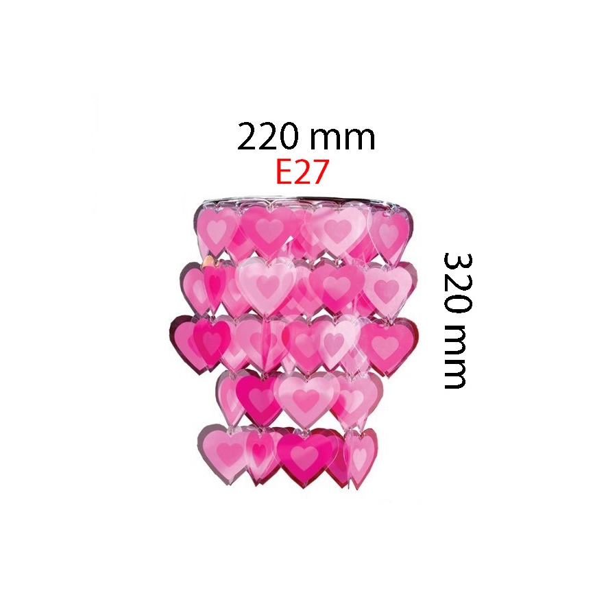 Paralume per bambini per lampadario VIKI E27 32x22 cm