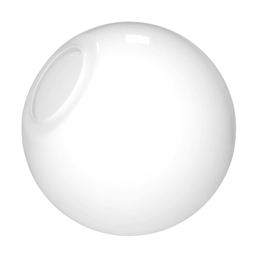 Paralume SFERA 350 mm foro 110 mm bianco latteo