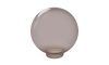 Paralume sostitutivo per lampade color fumé E27 diametro 20 cm