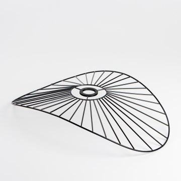 Paralume universale CURITIBA 40x56 cm nero