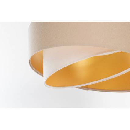 Paralume universale GALAXY E27 diametro 45 cm beige/bianco/oro