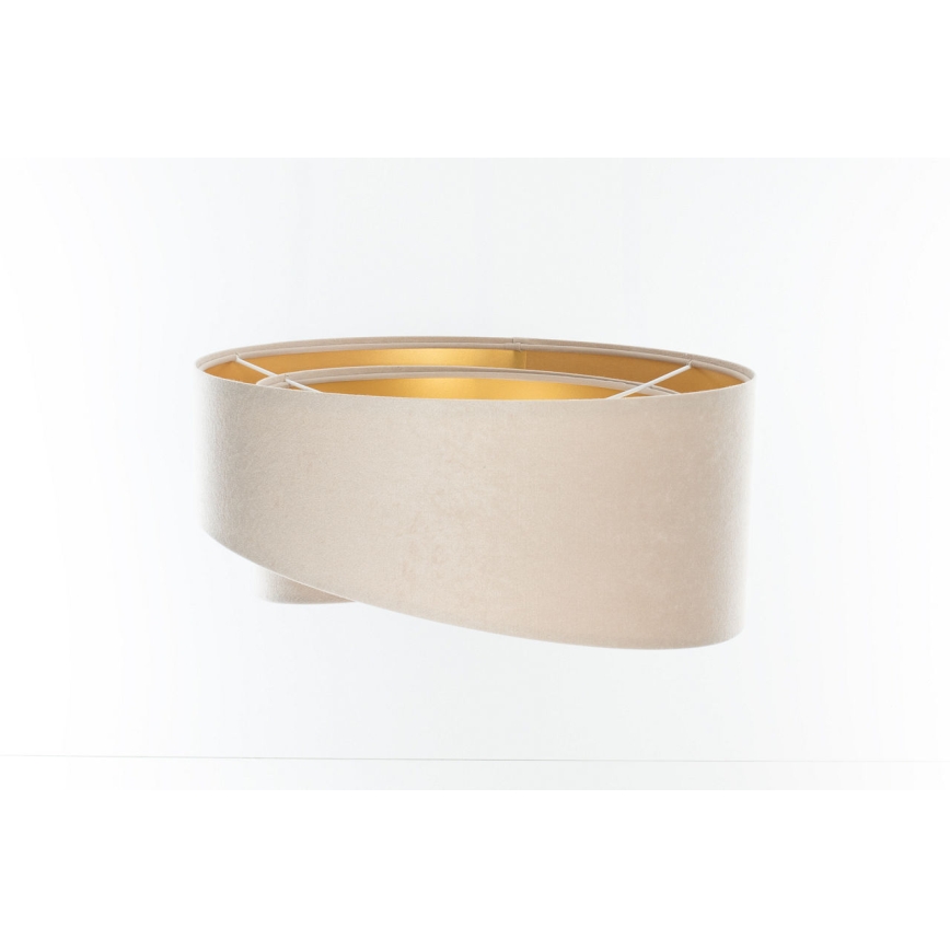 Paralume universale GALAXY E27 diametro 45 cm beige/oro