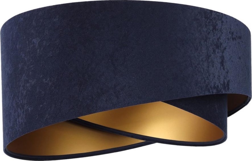 Paralume universale GALAXY E27 diametro 45 cm blu/oro