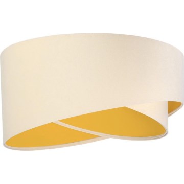 Paralume universale GALAXY E27 diametro 45 cm color crema/oro