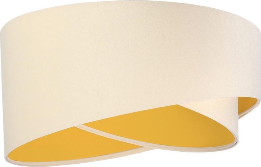 Paralume universale GALAXY E27 diametro 45 cm color crema/oro