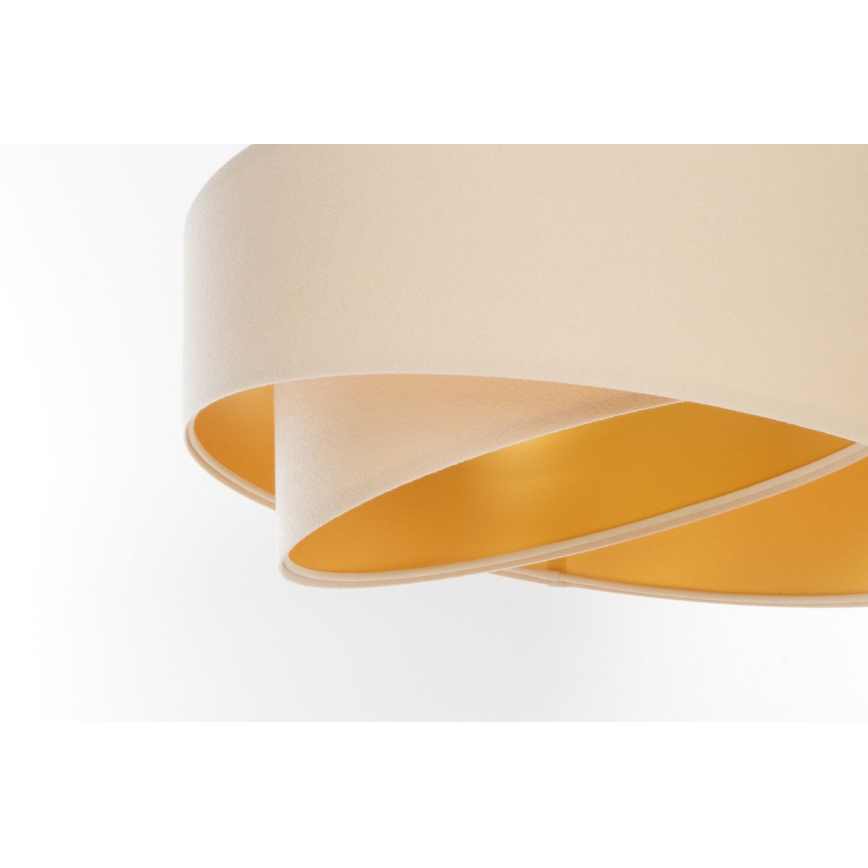 Paralume universale GALAXY E27 diametro 45 cm color crema/oro