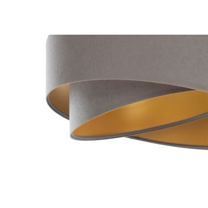 Paralume universale GALAXY E27 diametro 45 cm grigio/oro