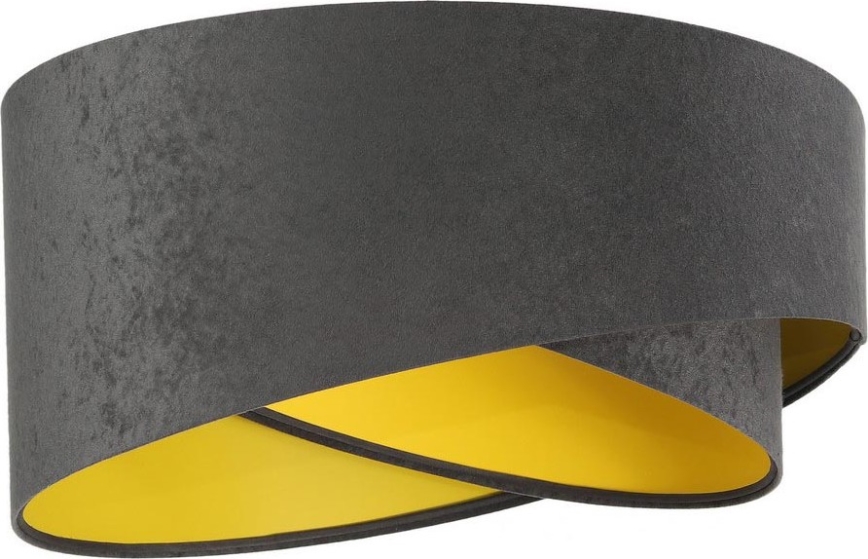 Paralume universale GALAXY E27 diametro 45 cm grigio/oro