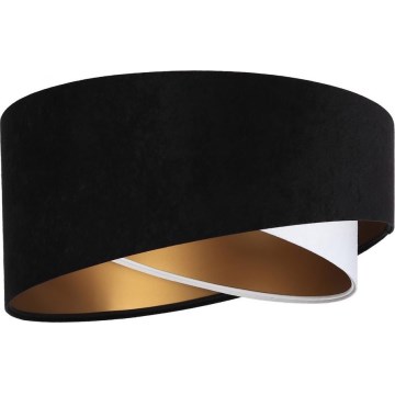 Paralume universale GALAXY E27 diametro 45 cm nero/bianco/oro