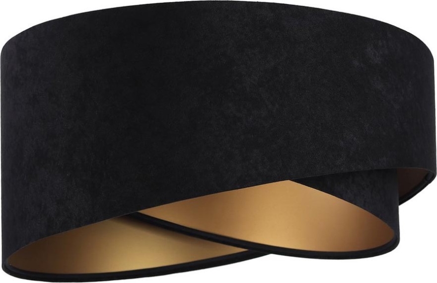 Paralume universale GALAXY E27 diametro 45 cm nero/oro