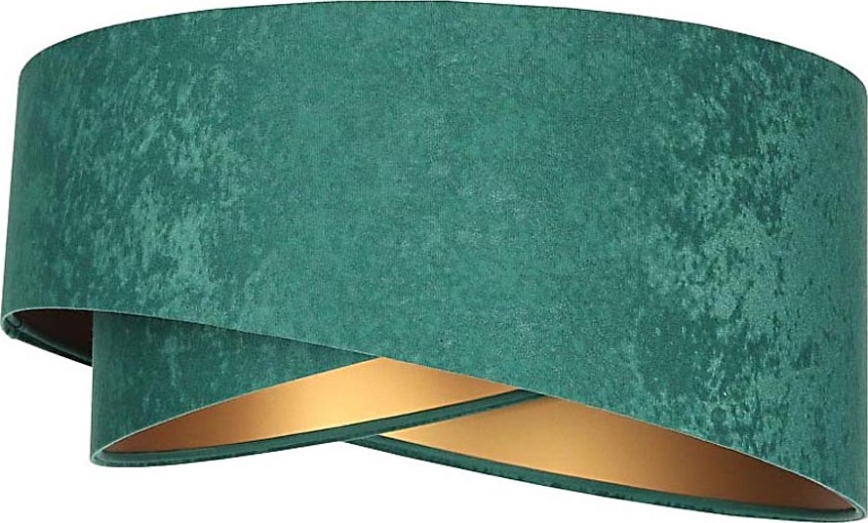 Paralume universale GALAXY E27 diametro 45 cm verde/oro