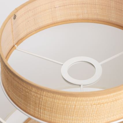 Paralume universale KERIA Ø 30 cm beige/bianco