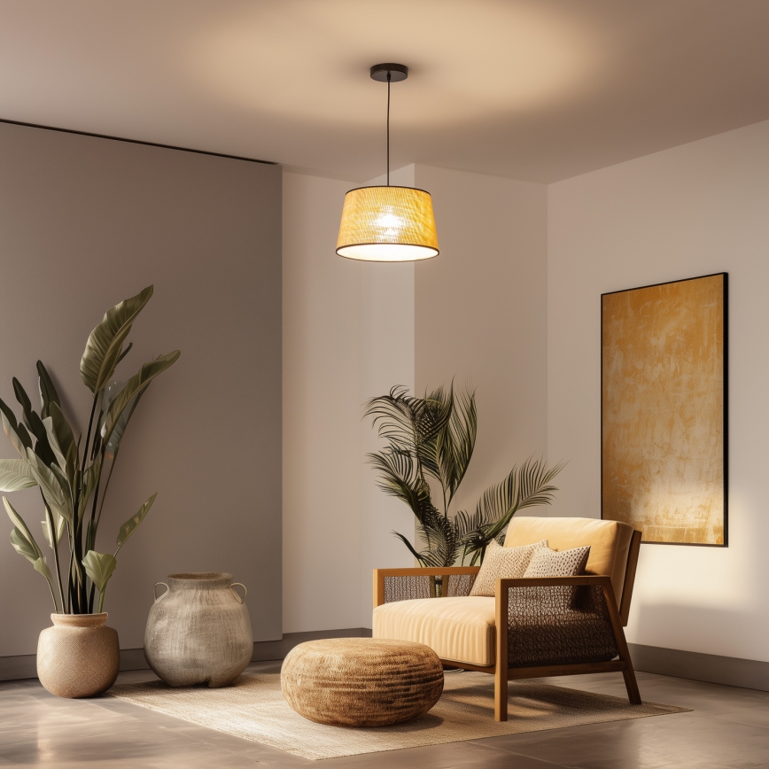 Paralume universale KERIA, Ø 35 cm, beige