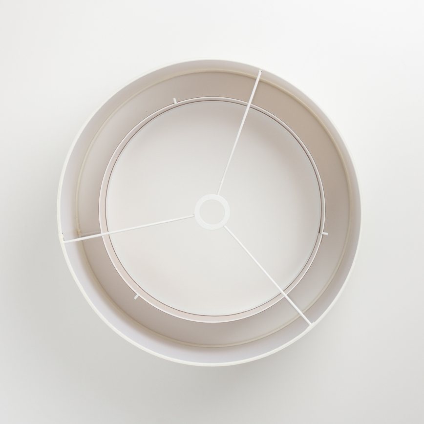 Paralume universale KERIA Ø 50 cm bianco/marrone