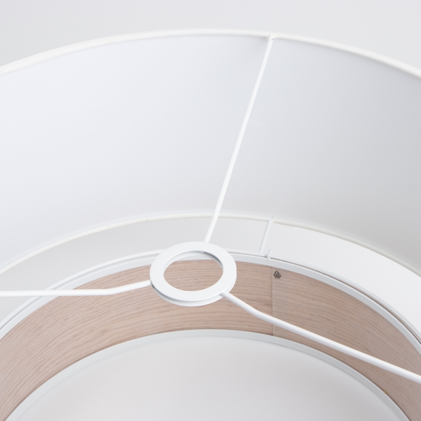 Paralume universale KERIA Ø 50 cm bianco/marrone