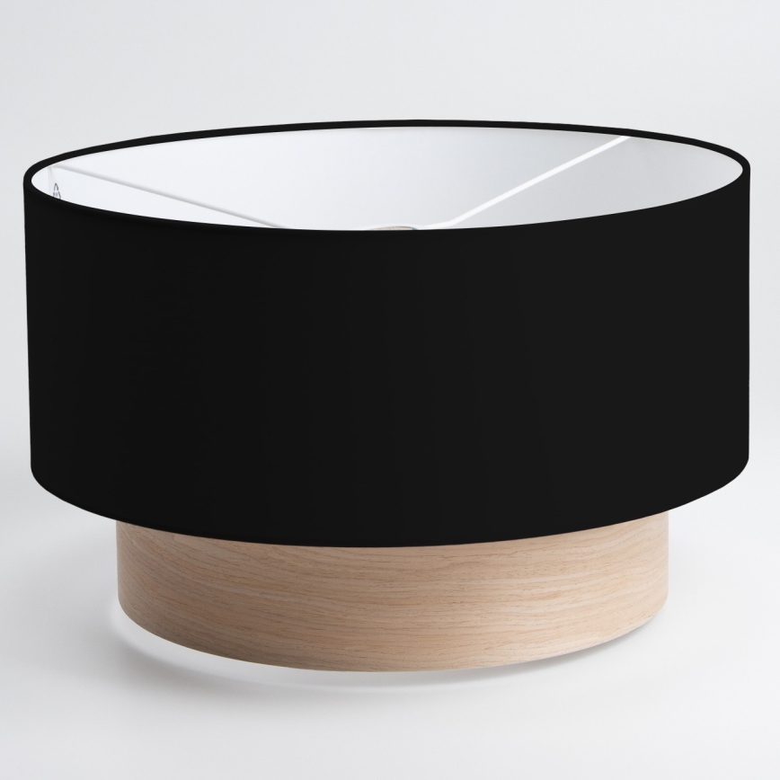 Paralume universale KERIA Ø 50 cm nero/marrone