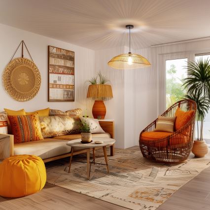 Paralume universale KERIA Ø 70 cm marrone