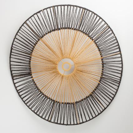 Paralume universale KERIA Ø 80 cm marrone/nero